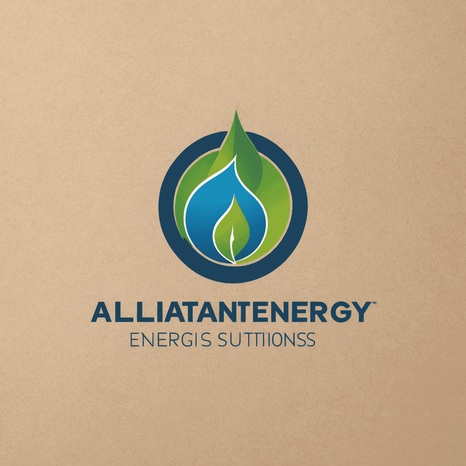 Alliant Energy Solutions logo featuring a modern, minimalist design with blue and green elements symbolizing energy and sustainability