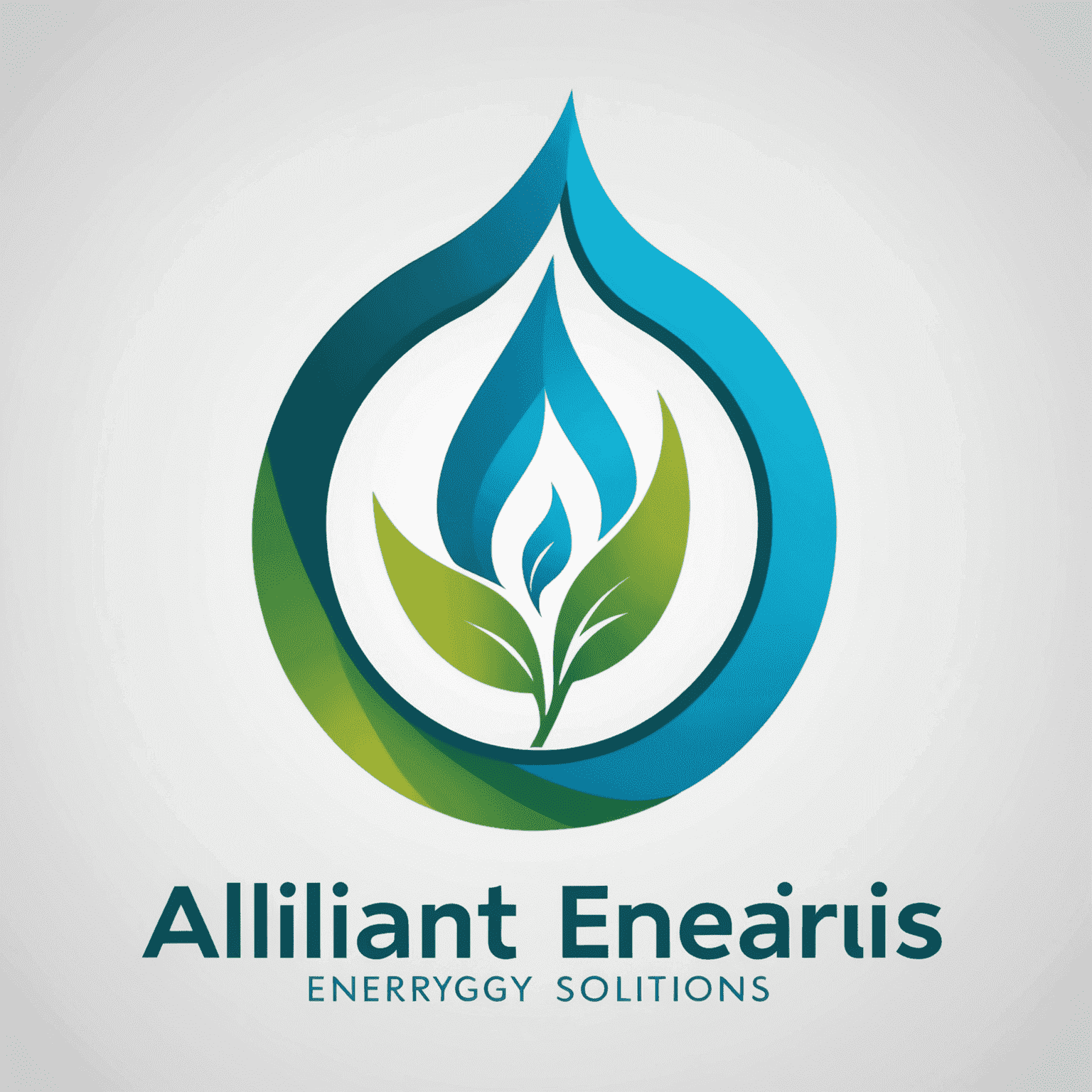 Alliant Energy Solutions logo featuring a modern, minimalist design with blue and green elements symbolizing energy and sustainability