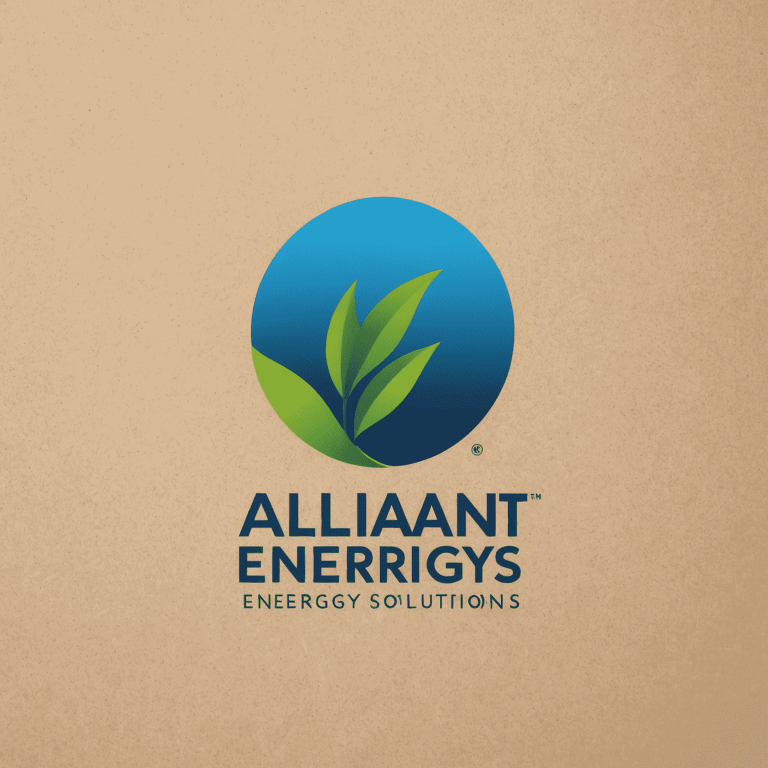 Alliant Energy Solutions logo featuring a modern, minimalist design with blue and green elements symbolizing energy and sustainability