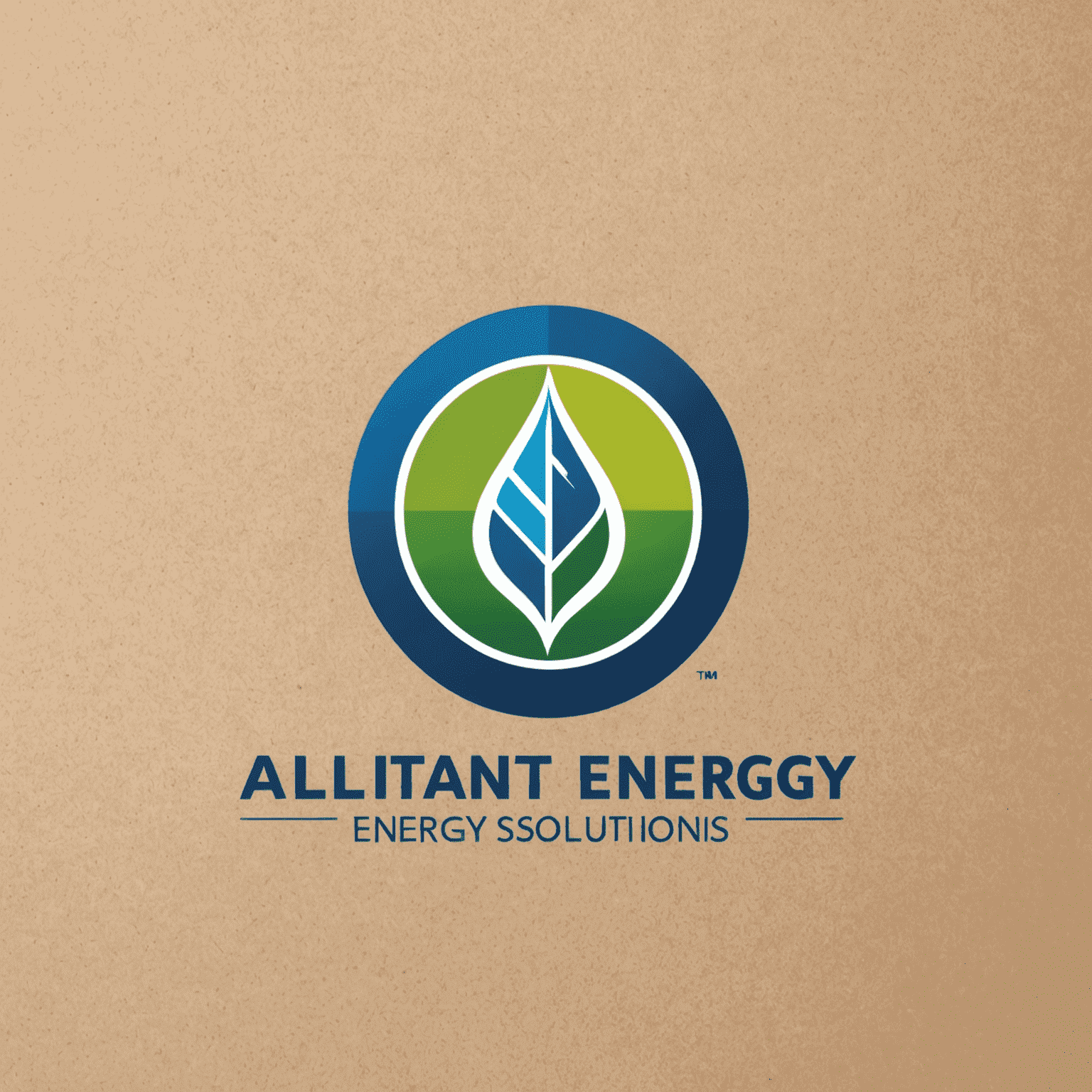 Alliant Energy Solutions logo featuring a modern, minimalist design with blue and green elements symbolizing energy and sustainability